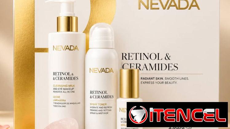 💫RITUAL DE SEDA   💆🏻‍♀️Set Facial de 4 piezas de Retinol y Ceramidas. Calidad premium. 24 usd