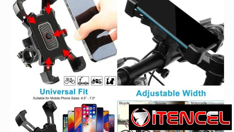 Soporte de teléfono para bicicleta y motos