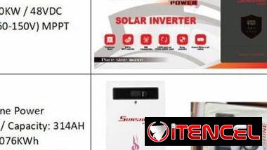 Inversor 10k + batería 16k en 3800