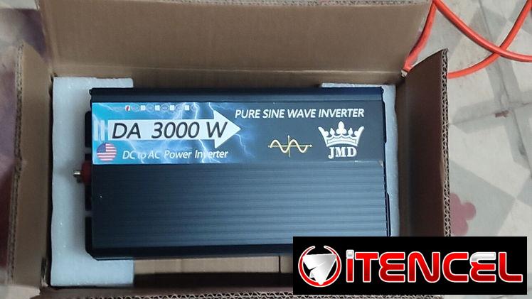 Inversor JMD americano 12v 110v 3000w onda sinusoidal pura nuevo en caja precio 150usd