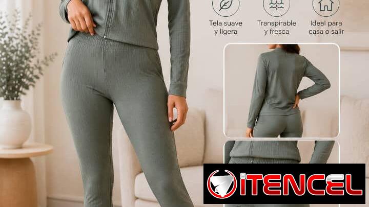 Conjunto de licra y abrigo, tallas S