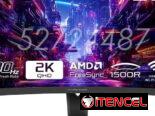 ✅✅52724487 – Monitor ASROCK Curvo de 27″, PHANTOM Gaming PG27QRT2A, QHD 2K (2560×1440), 180Hz✅✅