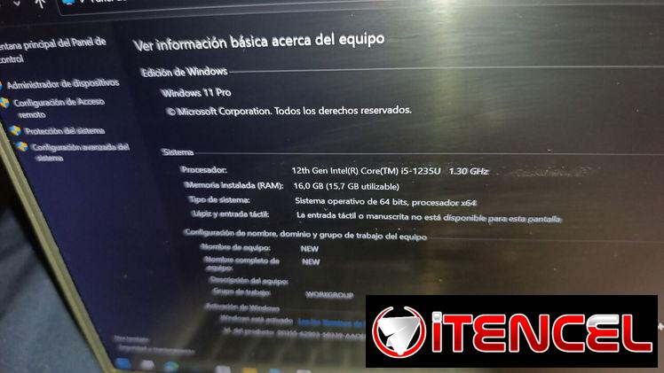 Laptop Dell i5 de 12 gen 16gb ram