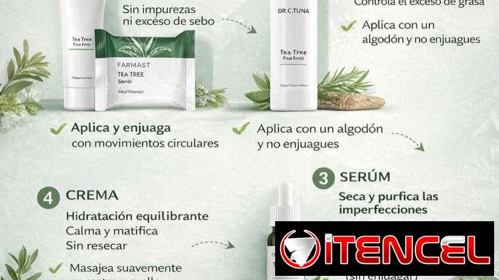 Skincare para pieles grasas 🌿 LINEA TEA TREEE🌿