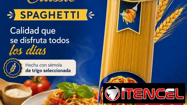Espaguetis por contenedor