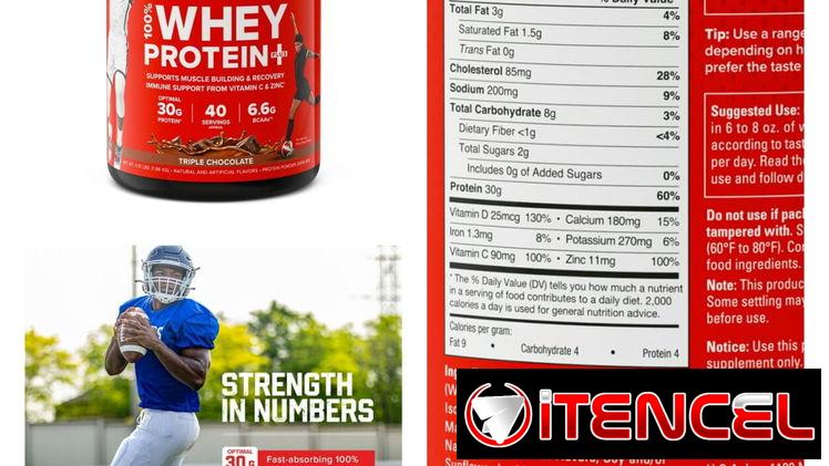 Whey protein six star 40 serv, 30 gramos de protiena pomos sellados
