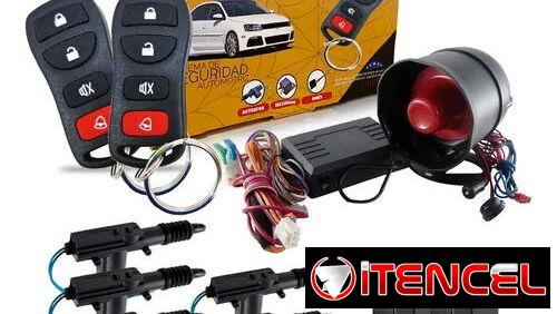 Sistema de Alarma con cierre centralizado para autos universales 2 mandos . DAL017C.  100 USD
