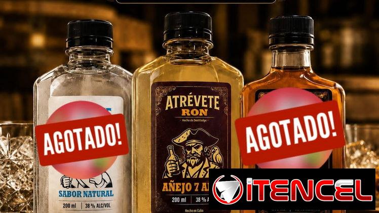 Ron atrévete 200 ml Precio: 0.60 usd x unidad  Cajas x 100 u *SOLO USD* Mínimo 20 cajas