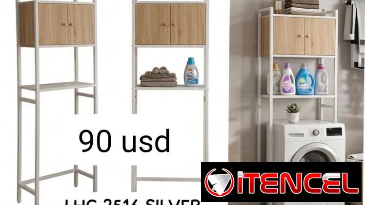 Estante organizador para  baño con puerta