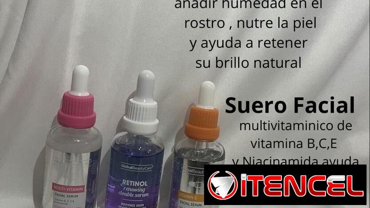 Retinol,suero de vitamina c y suero multivitaminico
