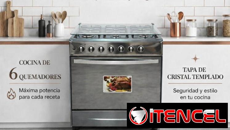 Cocina de 6 hornillas