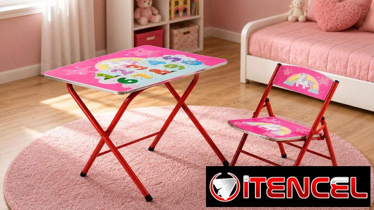 📢 Set de mesita con sillita para niñ@s. Importados