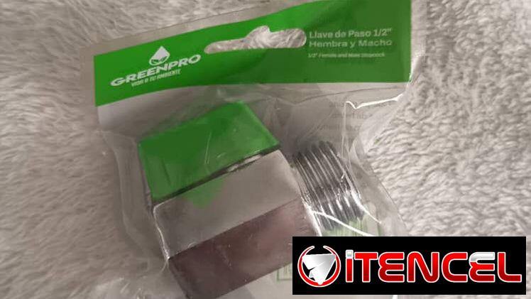 Llave de Paso 1/2″ Hembra – Macho GREENPRO