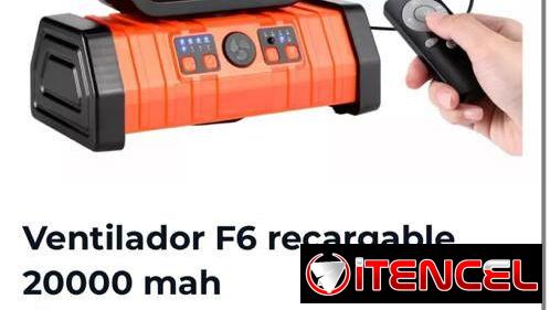 ‼️VENTILADORES RECRGABLES F6‼️ 🚨🚨NO TE QUEDES SIN EL TUYO🚨🚨 55USD https://wa.me/+5355375085