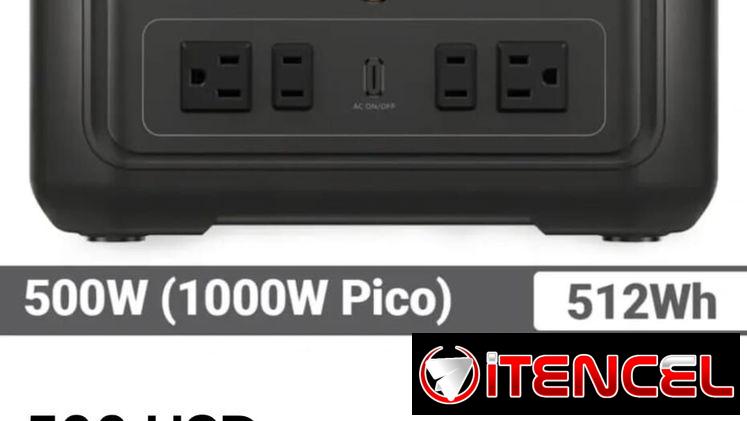 PLANTA ELECTRICA ECOFLOW RIVER 2 MAX DE 500 W HASTA 1000 W.NUEVA! TENEMOS PANELES SOLARES 200 Y 400 W