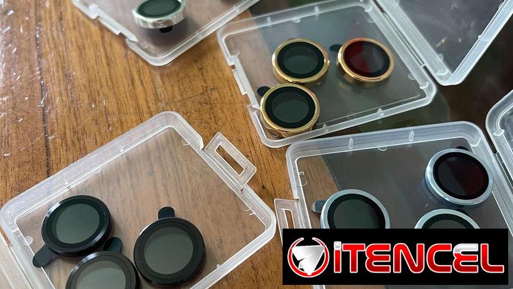 Aros independientes de aluminio y cristal para iphone de la serie 11 hasta la 14 completa!