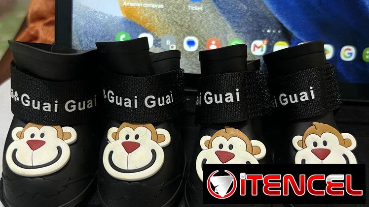 Zapatos de goma impermeable para mascotas Protéjala del calor del suelo y el agua en tiempos de lluvia! Calidad de vida!