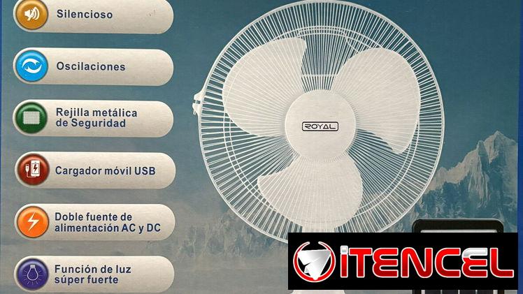 Ventiladores recargables