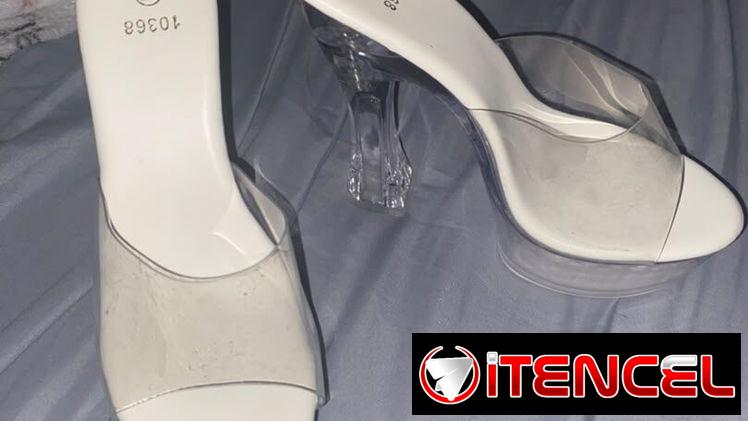 tacones transparente #37