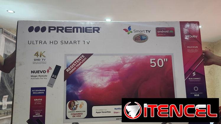 Smart tv 4K premier de 50 pulgadas