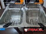 Freidora de aceite doble