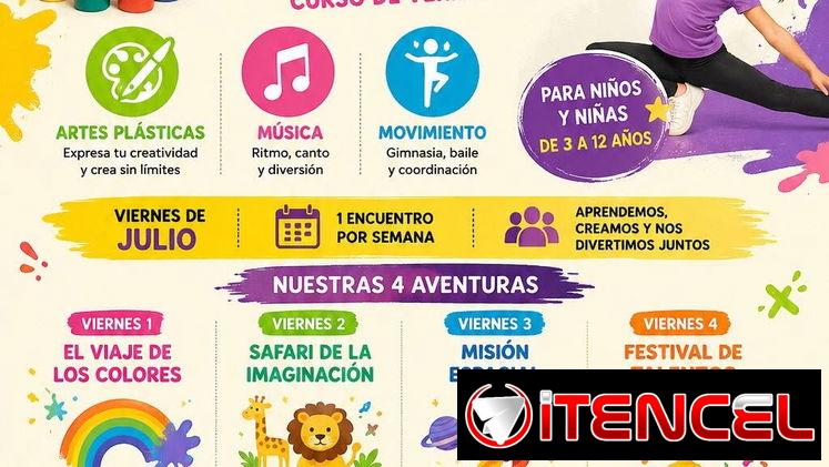 Curso de Verano Creativo: Arte, Música y Movimiento,