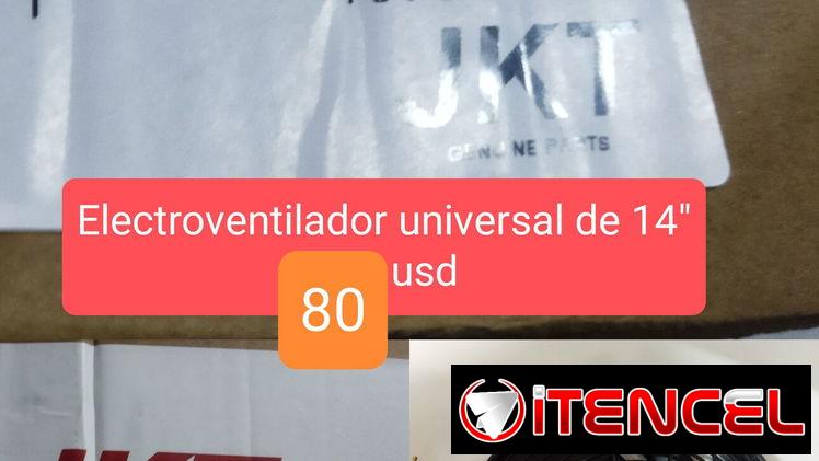 Electroventilador de 14 pulgadas universal