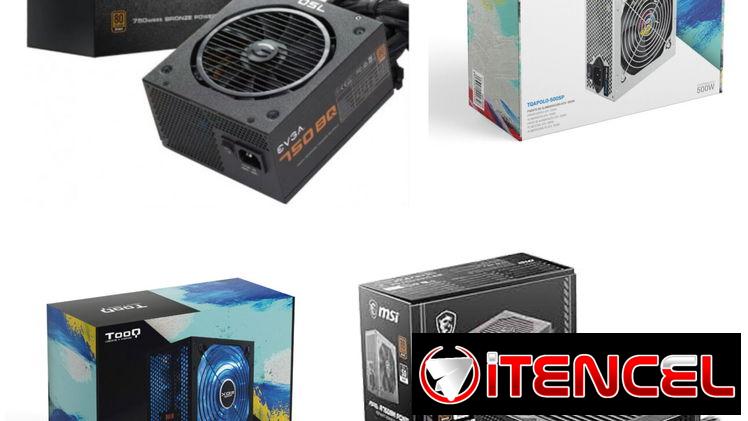 FUENTES CERTIFICADAS ‼️500W / 600W / 750W / 800W‼️EVGA / MSI / TOOQ / THERMALTAKE‼️