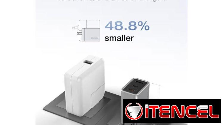Cargador EcoFlow RAPID 65W GaN con Cable de 100W | Potencia, velocidad y diseño | Con garantía | videojuegoshabana.com