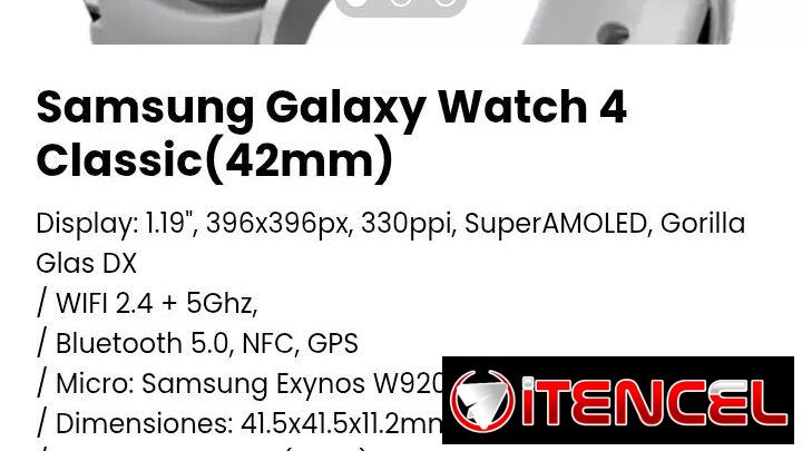 Samsung Galaxy Watch 4. Nuevo con garantía