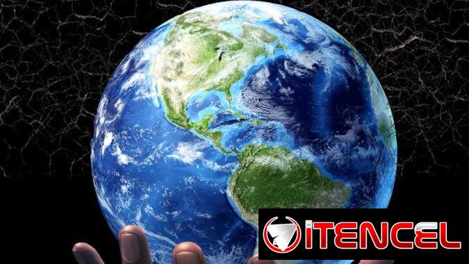 Globo Terráqueo Levitante   Gira completamente en el aire  Mapa Mundial Levita  Iluminado en azul  Trabaja a la vez sin