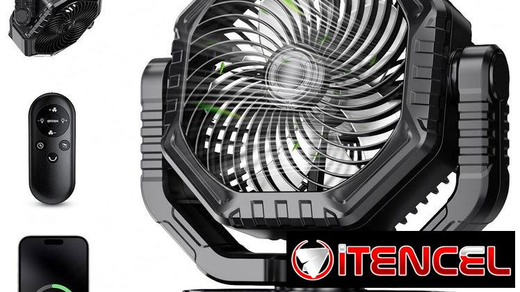 VENTILADOR TT15 PORTATIL DOBLE ASPA MOTORES DUALES 20000MAH