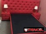 CAMA  TAPIZADA DE LUJO