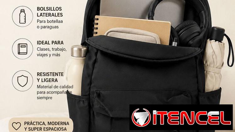 Mochilas negras nuevas