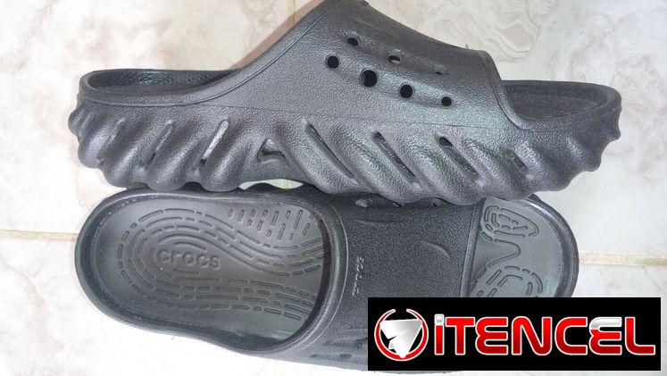 Chanclas Crocs negras – Sandalias casual unisex – Calzado cómodo negro – Zapatillas Crocs unisex – Chanclas deportivas n