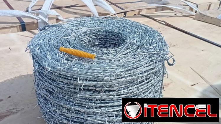 ALAMBRES CON PUAS 400 metros/rollo en bolsas de tejido plástico 45 USD