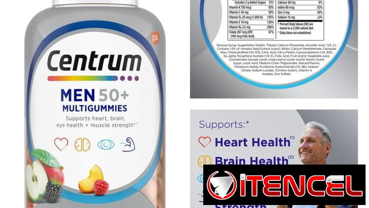 Centrum para mujer y hombre mayores de 50 años 140 gomitas