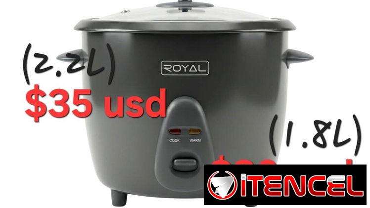 Arrocera Royal de 1.8 Lt y 2.2 Lt 53220916 (factura mensajería garantía)