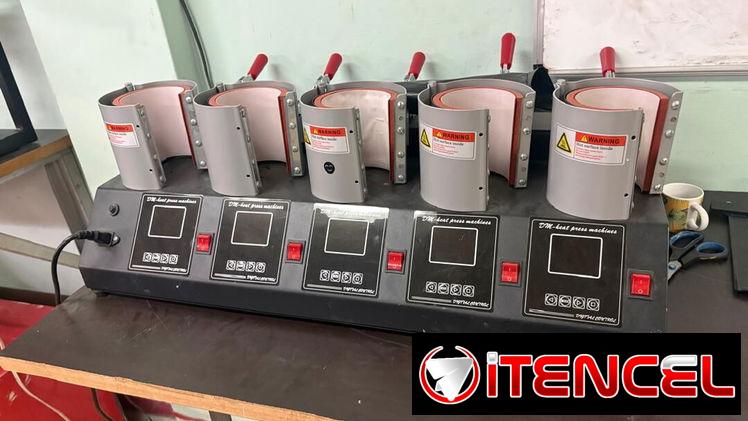 Máquina de sublimacion para tasas 5 en 1
