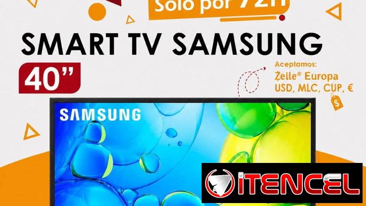 Smart TV 40 Samsung con soporte