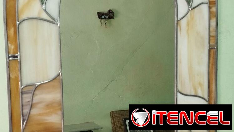 Vendo hermoso espejo vitral