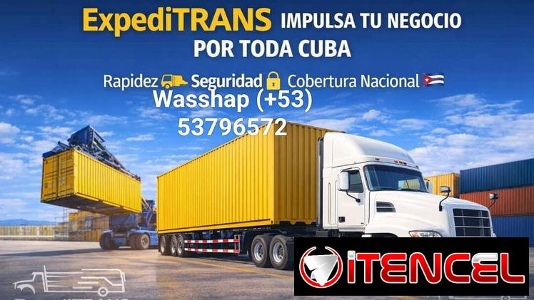 Transporte de contenedores a toda Cuba