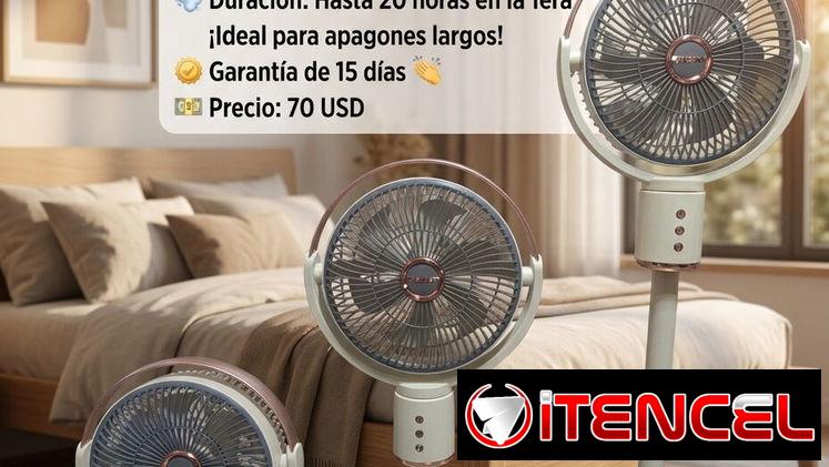 Ventilador recargable( oferta limitada)