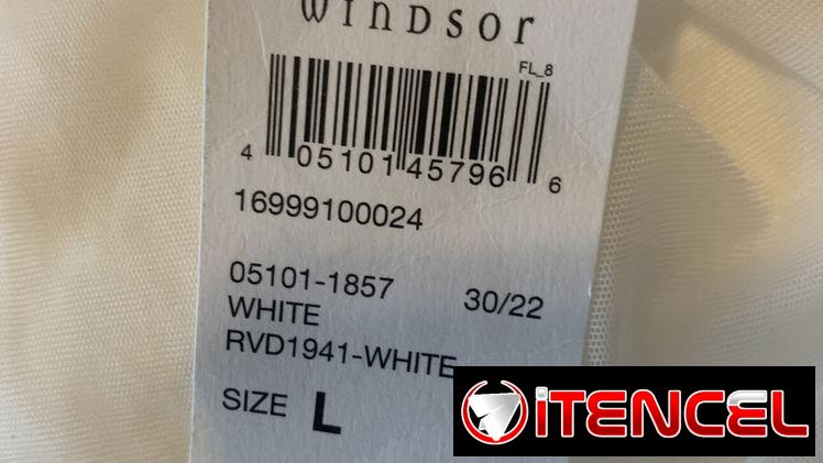 vestido blanco windsor nuevo importado
