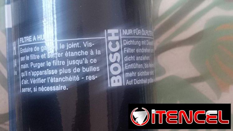 Filtro de aceite marca Bosch rosca 3/4×16 para SEAT Altea, Audi, VW Passat y otros
