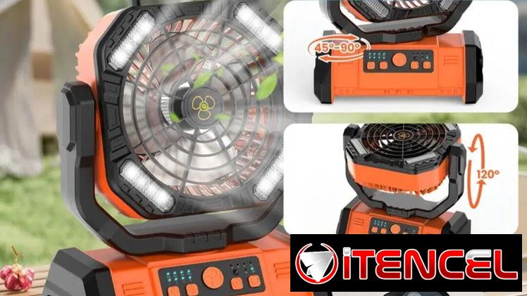 Ventilador recargable de larga duración