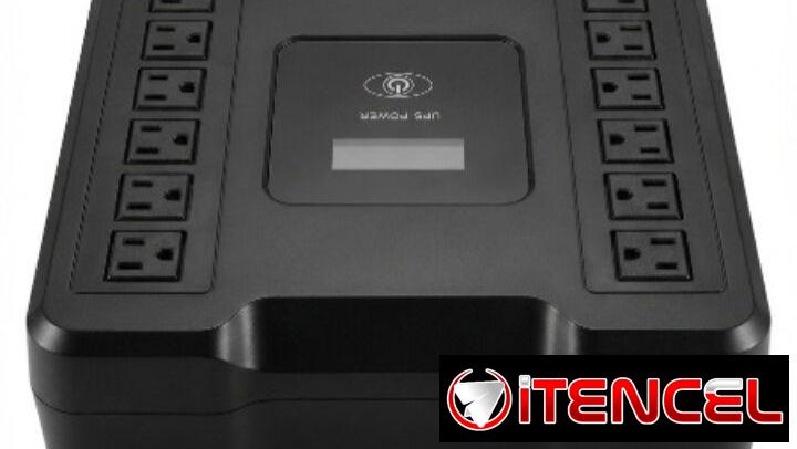BackUPS para PC con 12 tomas