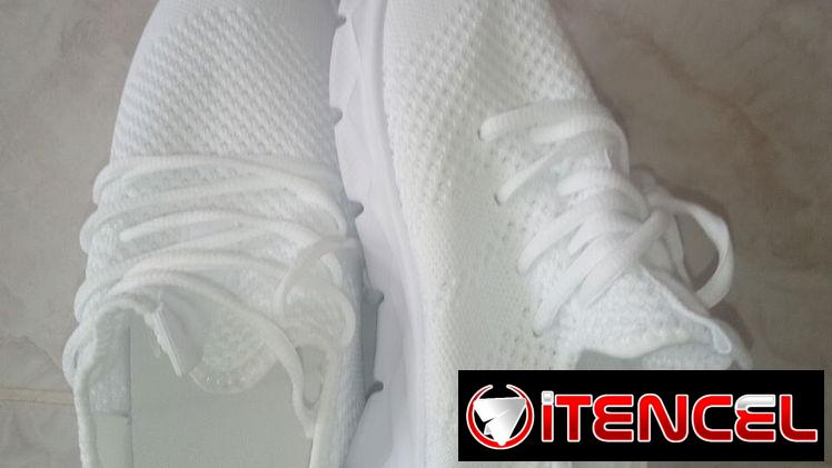 Zapatillas deportivas blancas – Calzado atlético unisex – Tenis ligeros transpirables – Zapatillas casual con suela grue