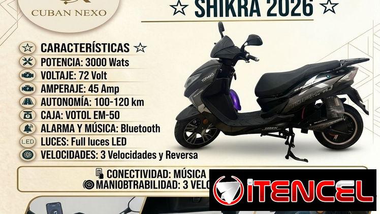 Moto eléctricas topmaq shikra (3000)