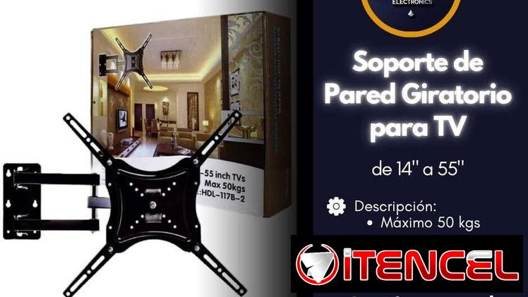 Soporte de Pared Giratorio para Tv + Envío incluido!!